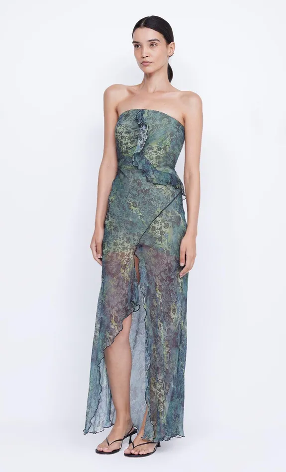 Bec Bridge Prom Dresses OPAL STRAPLESS MAXI DRESS Nouveau Bleue 8211 Women