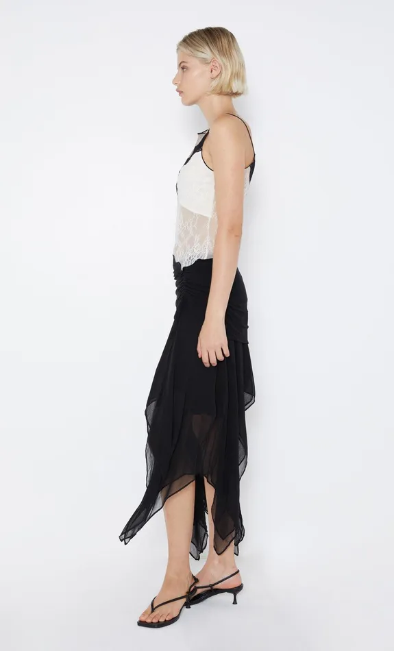 Bec Bridge Skirts ELZETTE ASYM MIDI SKIRT Black 8211 Women