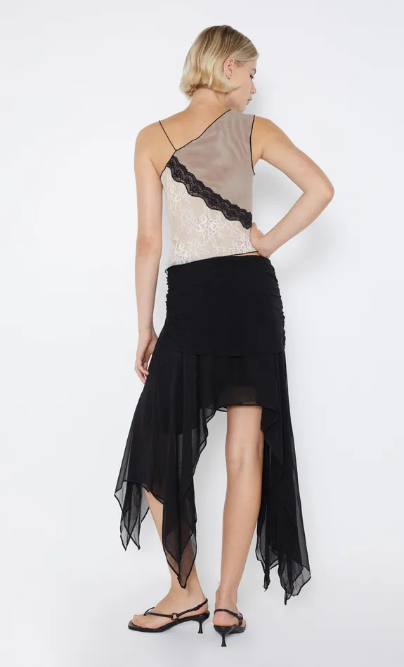 Bec Bridge Skirts ELZETTE ASYM MIDI SKIRT Black 8211 Women