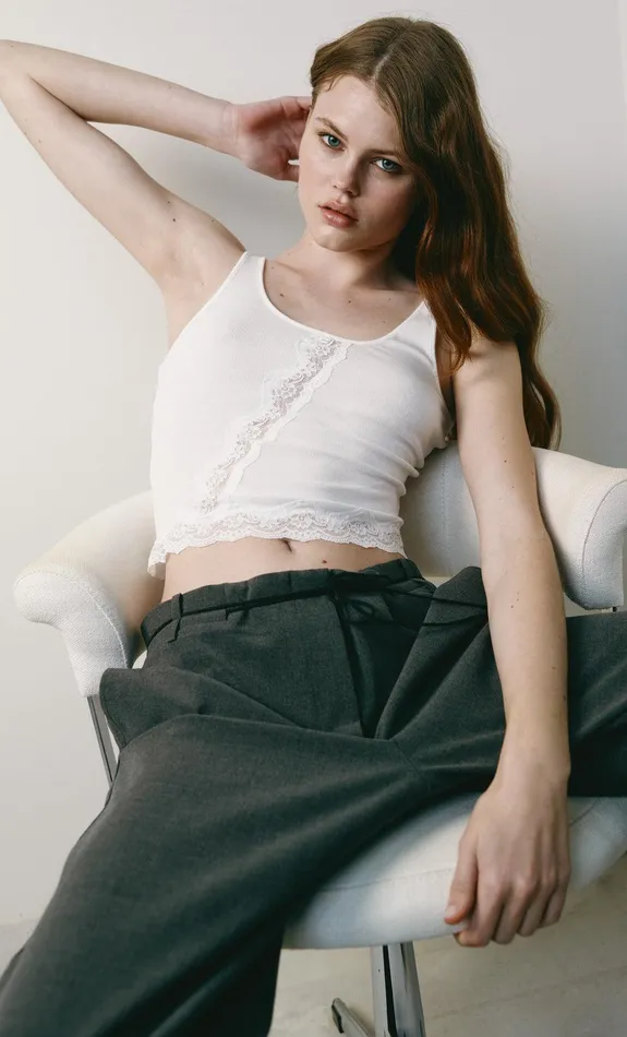 Bec Bridge Tops AMYRA TANK Ivory 8211 Women