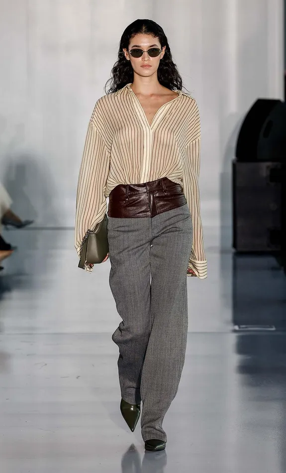 Bec Bridge Tops ANISE SHIRT Butterplum Stripe 8211 Women