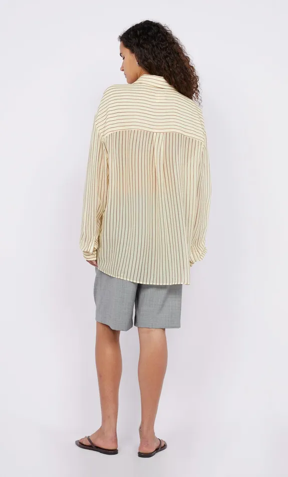 Bec Bridge Tops ANISE SHIRT Butterplum Stripe 8211 Women
