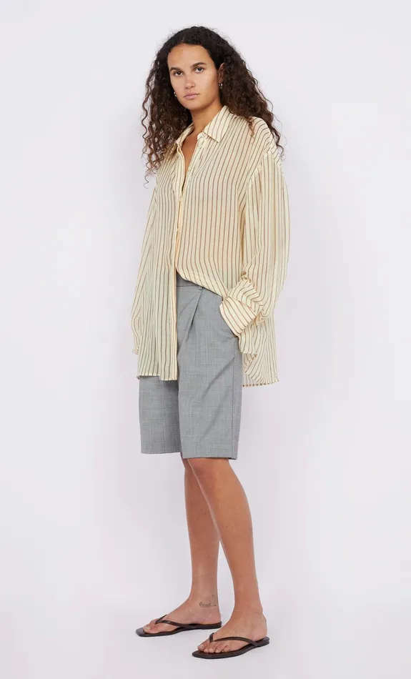 Bec Bridge Tops ANISE SHIRT Butterplum Stripe 8211 Women