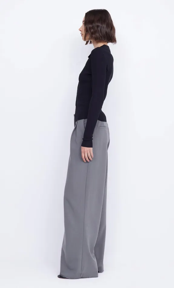 Bec Bridge Tops IMRIE ZIP KNIT CARDIGAN Black 8211 Women