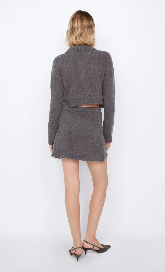 Bec Bridge Tops JOSIE CROP CARDIGAN Charcoal 8211 Women