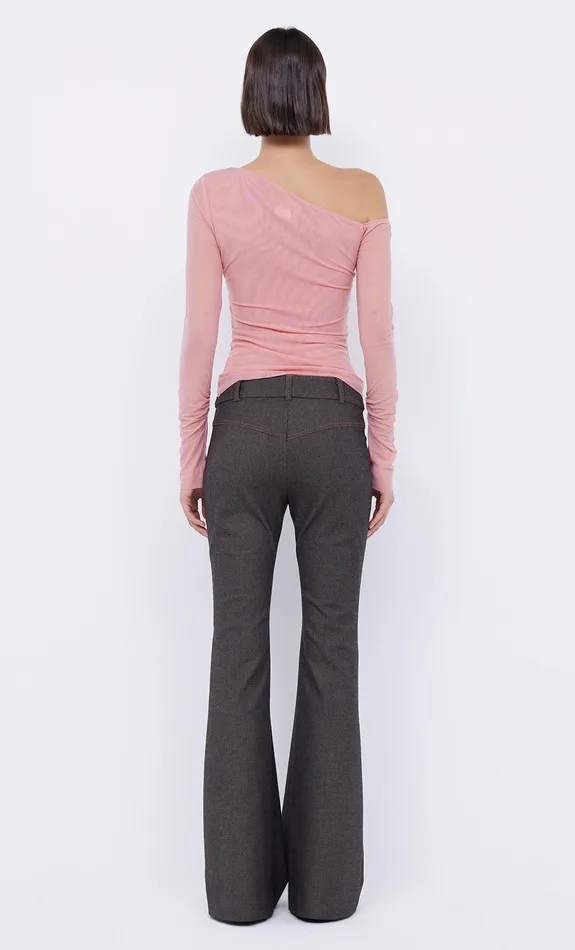 Bec Bridge Tops LIV LONG SLEEVE TOP Pink Sherbet 8211 Women