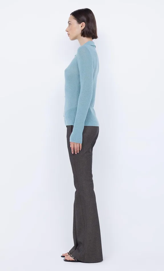 Bec Bridge Tops RODEO KEYHOLE CARDIGAN Aqua 8211 Women
