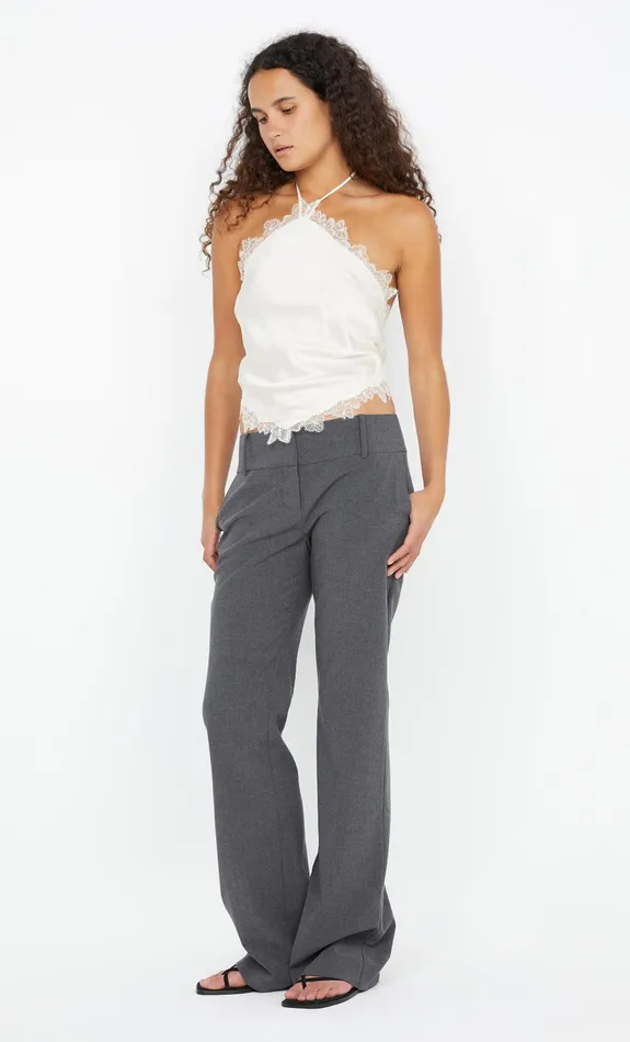 Bec Bridge Tops SIMONA HALTER TOP Ivory 8211 Women