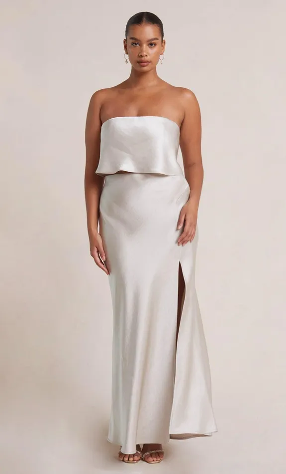 Bec Bridge Tops THE DREAMER STRAPLESS TOP Sand 8211 Women