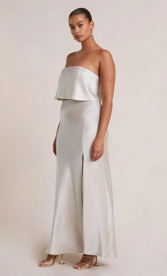 Bec Bridge Tops THE DREAMER STRAPLESS TOP Sand 8211 Women