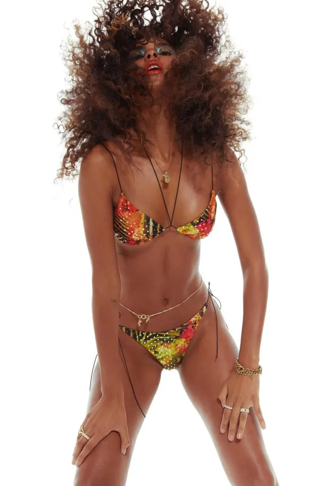 Bikini Bottoms Women Jaded London TuttiFruiti Micro Bikini Bottoms