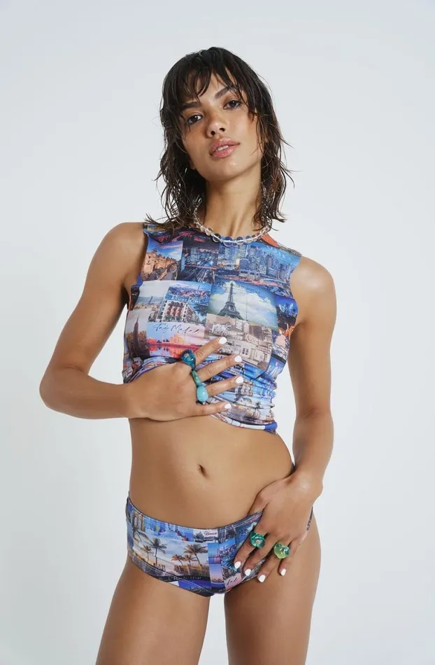 Bikini Tops Women Jaded London Postcards From Pagayo Tankini Top