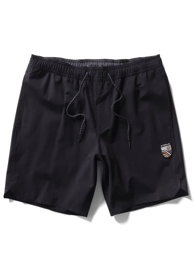 Boardshorts Vissla Men Solid Sets 1758243 Ecolastic Black