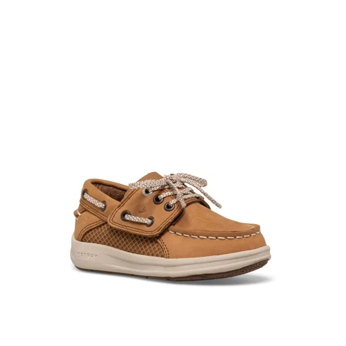 Boat Shoes Kids Sperry Gamefish Junior Boat Shoe Dark Beige