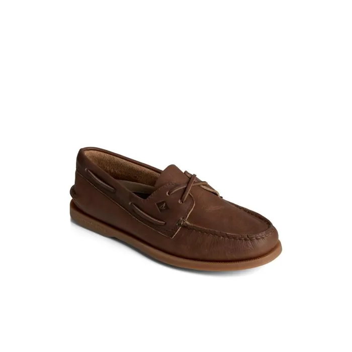 Boat Shoes Men Sperry Authentic Original Cross Lace Boat Shoe Brown