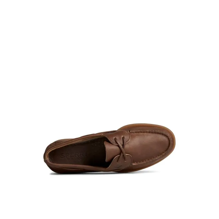 Boat Shoes Men Sperry Authentic Original Cross Lace Boat Shoe Brown