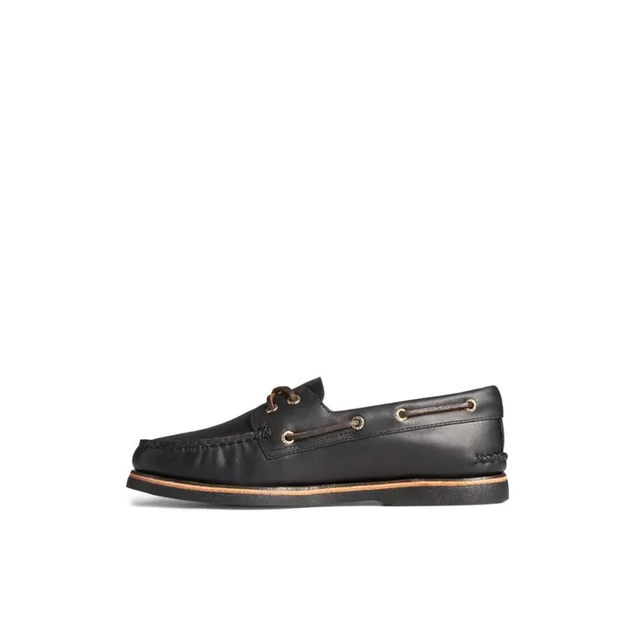 Boat Shoes Men Sperry Gold Cup Authentic Original Boat Shoe Black