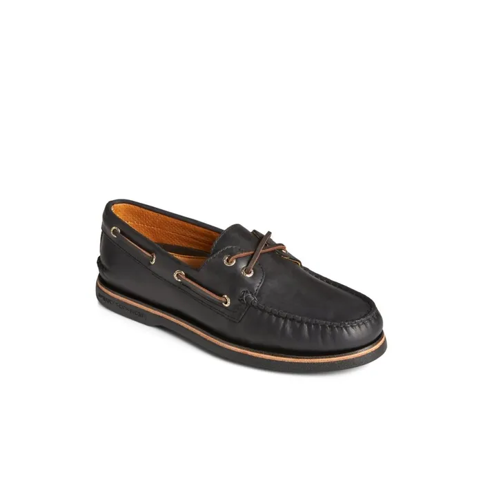 Boat Shoes Men Sperry Gold Cup Authentic Original Boat Shoe Black