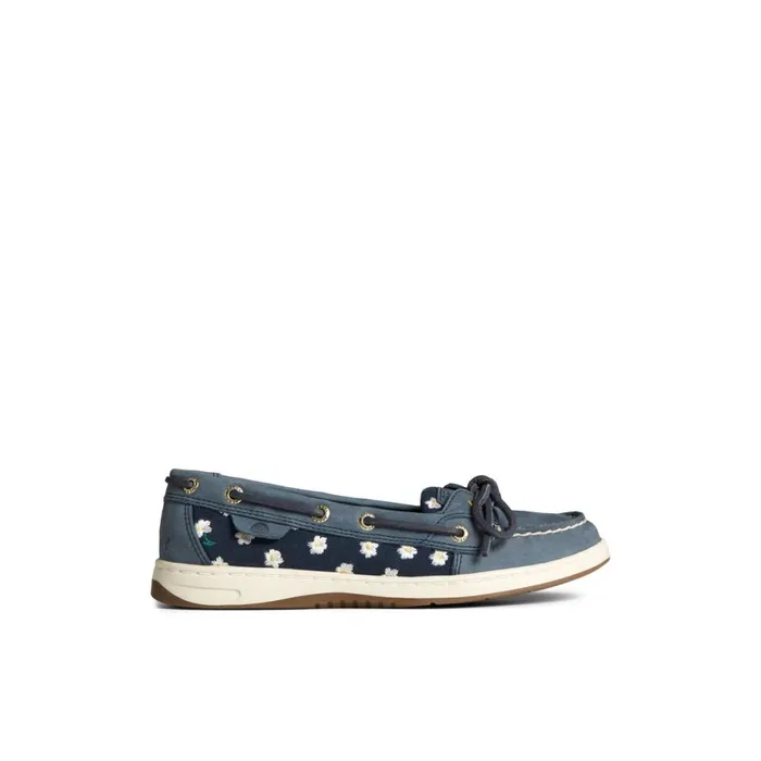 Boat Shoes Women Sperry Angelfish Floral Boat Shoe Navy