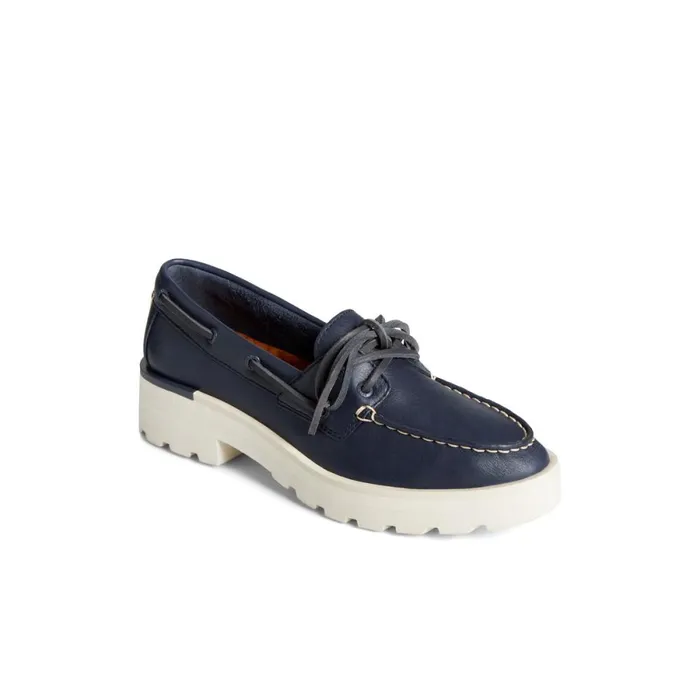 Boat Shoes Women Sperry Lug Boat Shoe Navy