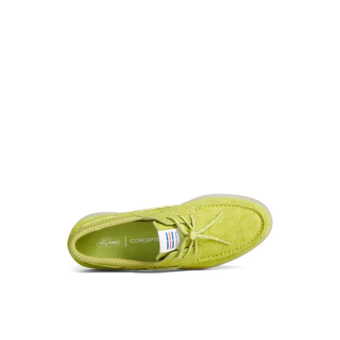 Boat Shoes Women Sperry X Concepts Authentic Original 3Eye Cup Boat Shoe Green