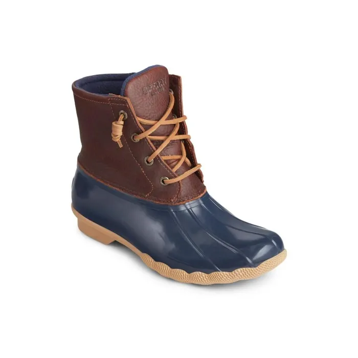 Boots Women Sperry Saltwater Duck Boot Dark Beige