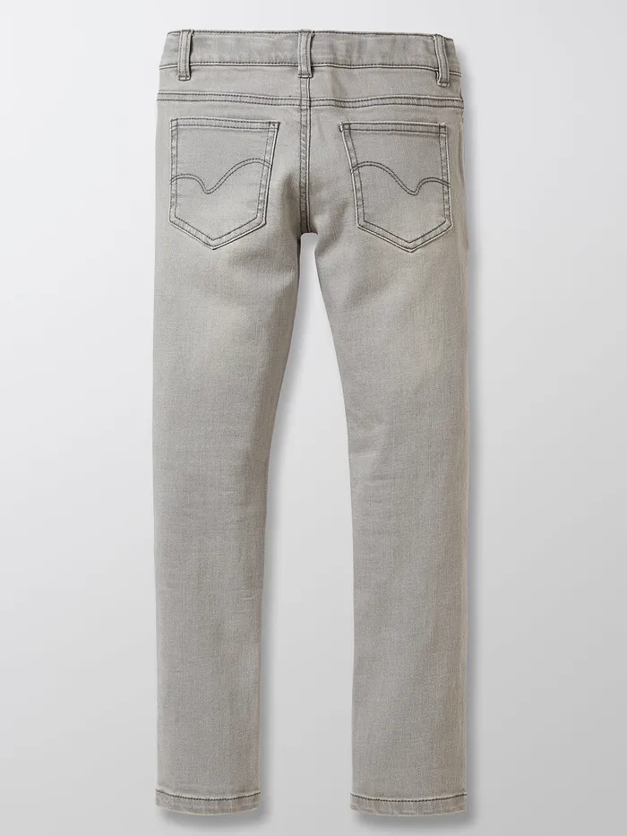 Boys Cyrillus Clothing SlimFit Jeans 6429 Gris Clair Uni