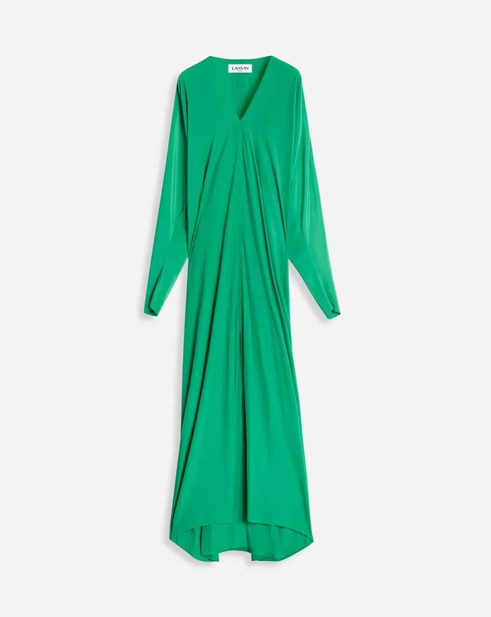 Caftan Dress Emerald Green Women Lanvin Dresses