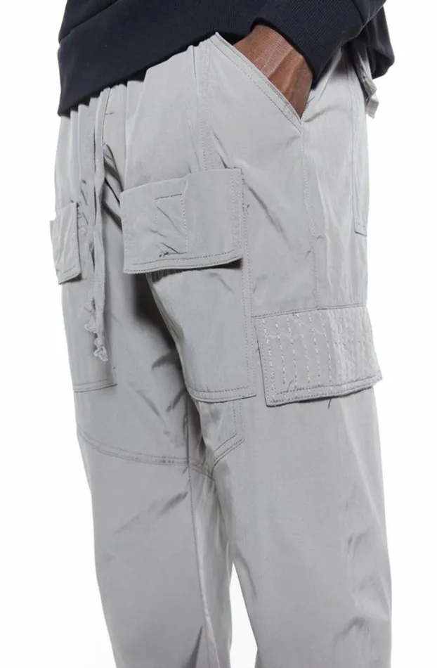 Cargo Pants Men Jaded London Ash Grey Trail Cargo Trousers