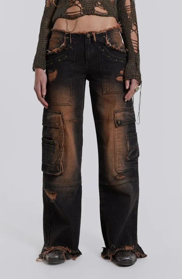 Cargo Pants Women Jaded London Cadet Cargo Jeans