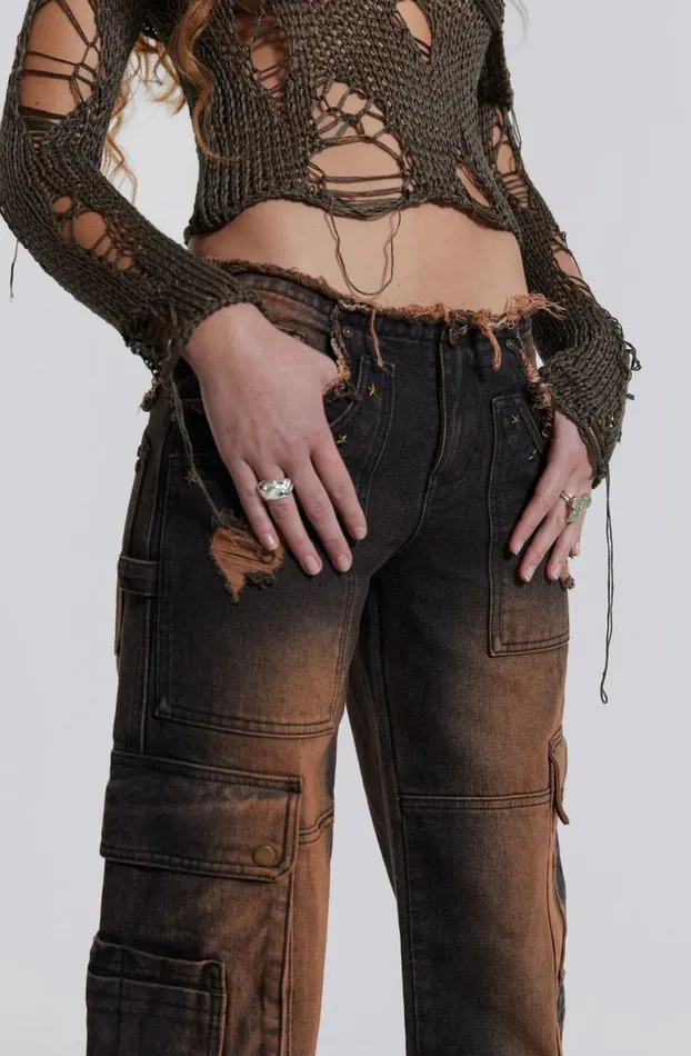 Cargo Pants Women Jaded London Cadet Cargo Jeans