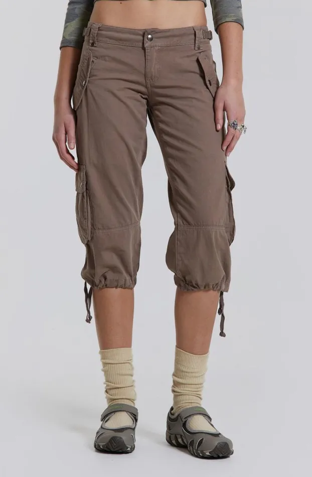 Cargo Pants Women Jaded London Instinct Capri Cropped Cargo Shorts