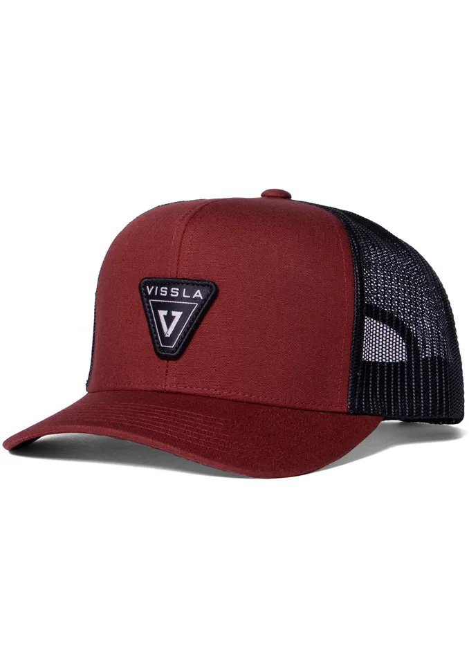 Cascade Eco Trucker Hat Fired Brick Men Hats Vissla