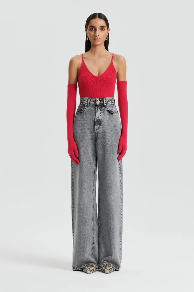 CASHMERE CAMISOLE ROSA Knitwear Scanlan Theodore Women