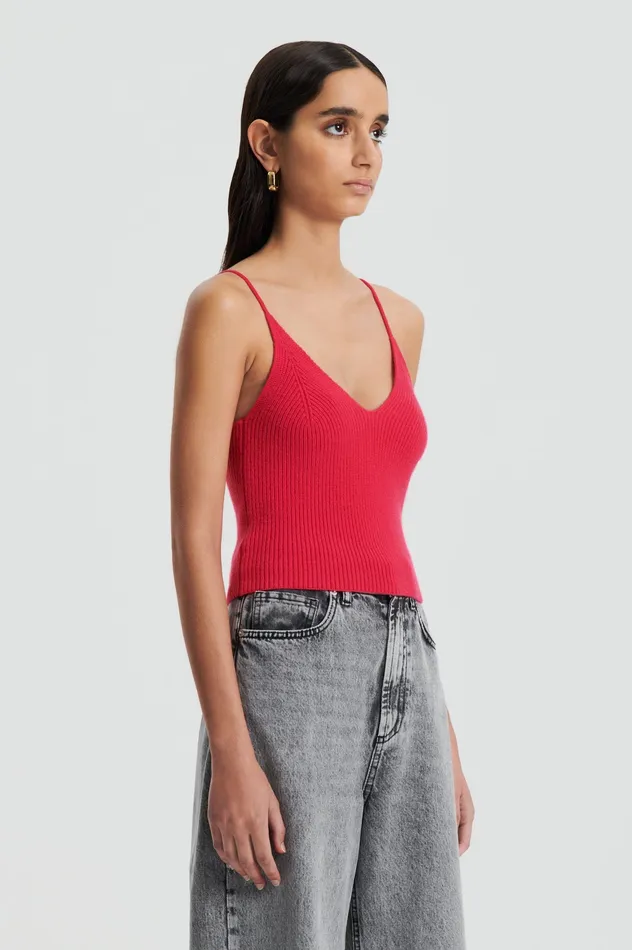 CASHMERE CAMISOLE ROSA Knitwear Scanlan Theodore Women