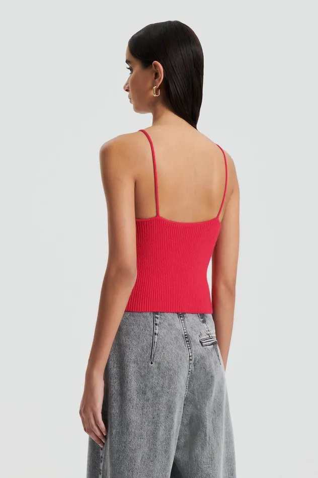 CASHMERE CAMISOLE ROSA Knitwear Scanlan Theodore Women