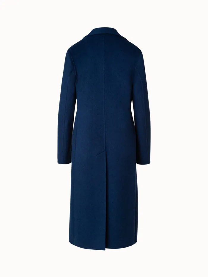 Cashmere DoubleFace Blazer Coat Navy Women Akris Coats