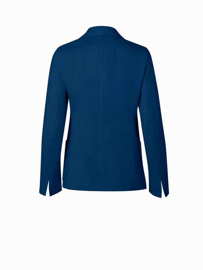 Cashmere DoubleFace Jacket Petrol Women Akris Cashmere