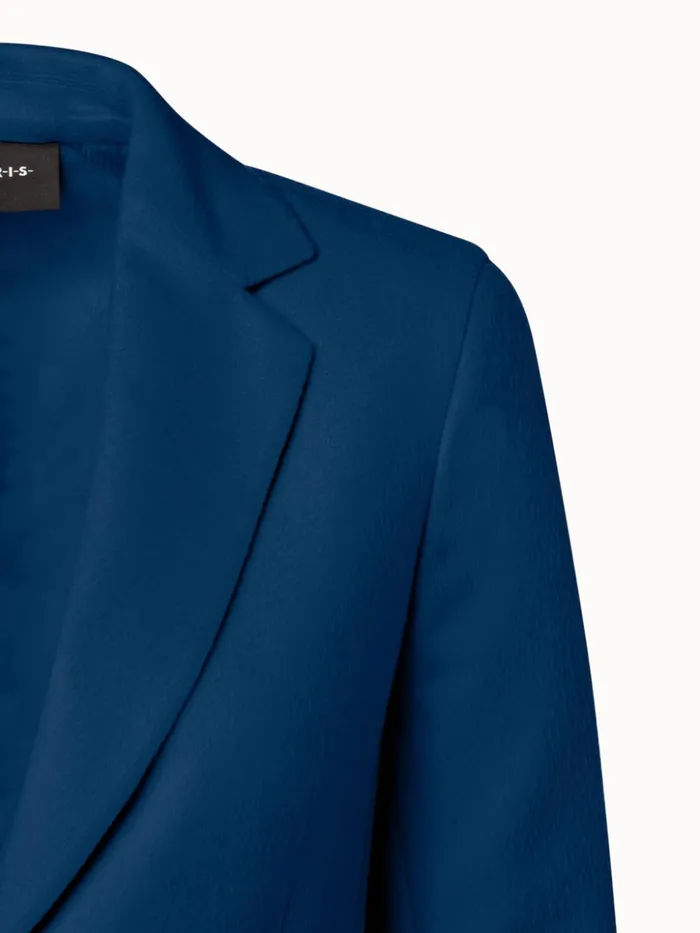 Cashmere DoubleFace Jacket Petrol Women Akris Cashmere