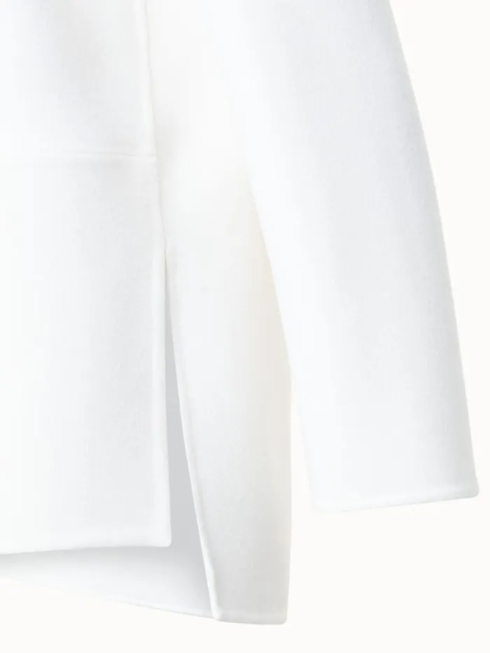 Cashmere DoubleFace Long Jacket Ecru Women Akris Jackets