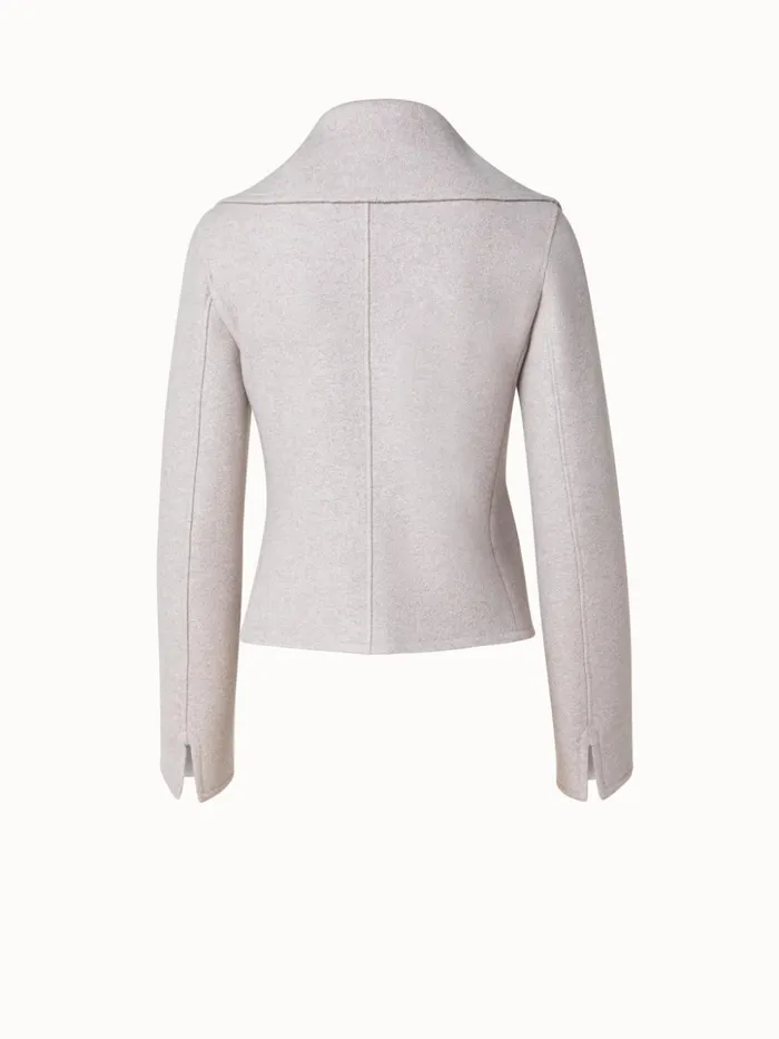 Cashmere Jacket Greige Women Akris Coats