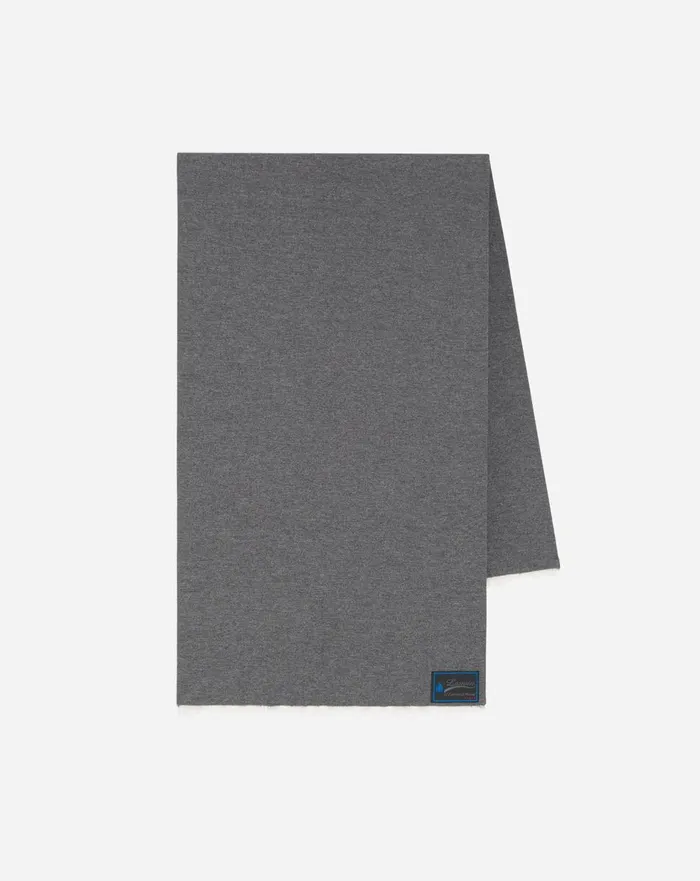 Cashmere Scarf Grey Men Lanvin Scarves