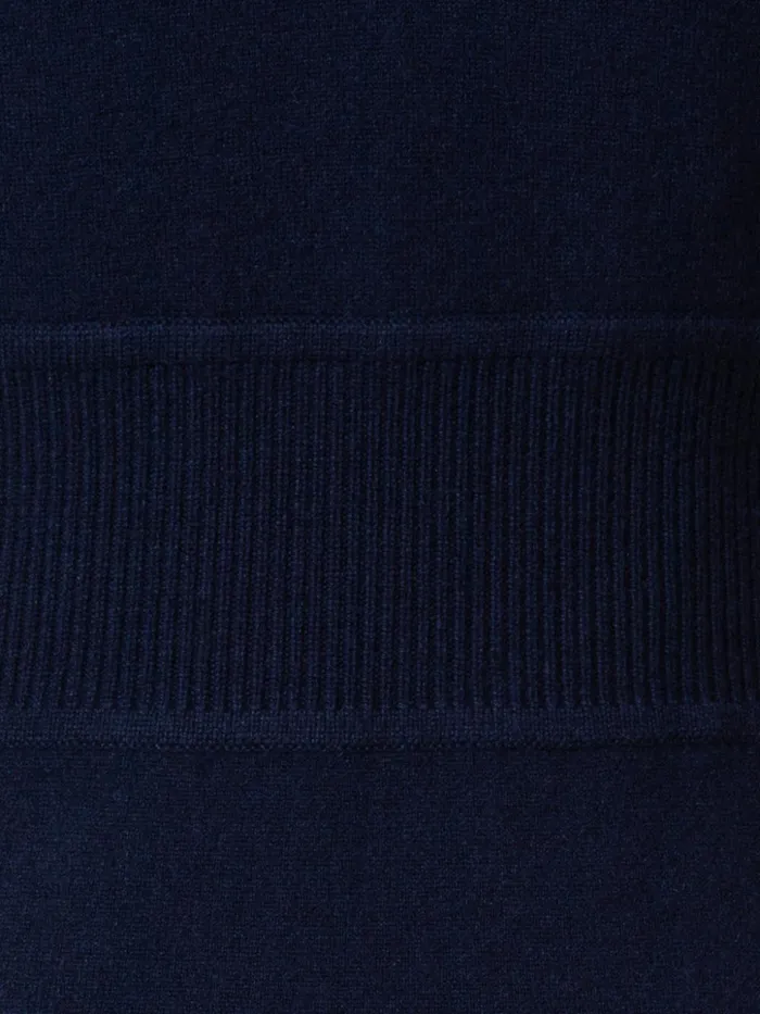 Cashmere Stretch Knit Dress Navy Women Akris Knitwear