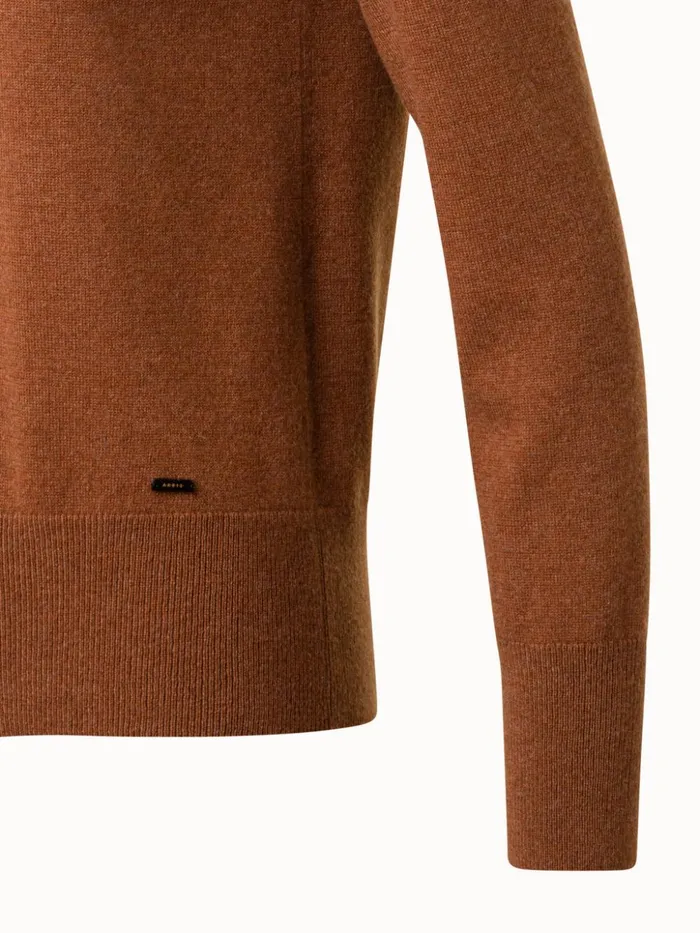 Cashmere Turtle Neck Pullover Vicuna Women Akris Knitwear