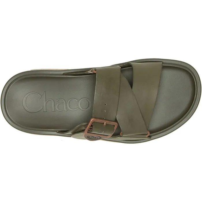 Chaco Townes Slide Midform Olive Night Women Slides