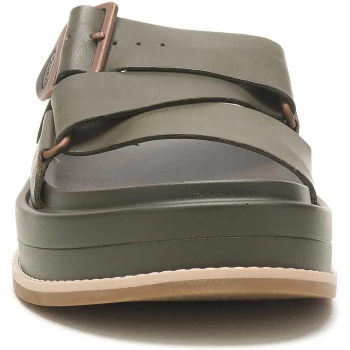 Chaco Townes Slide Midform Olive Night Women Slides