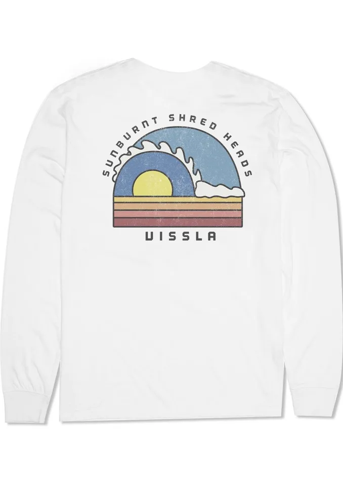 Clothing Tubez Boys Ls Tee White 8211 Vissla Youth