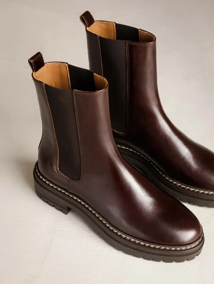 Clover Irish Coffee Women Bobbies Ankle Boots