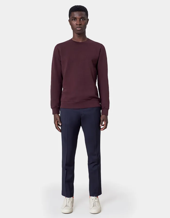 Colorfulstandard Crewneck Sweatshirts Men Classic Organic Crew 8211 Lava Grey