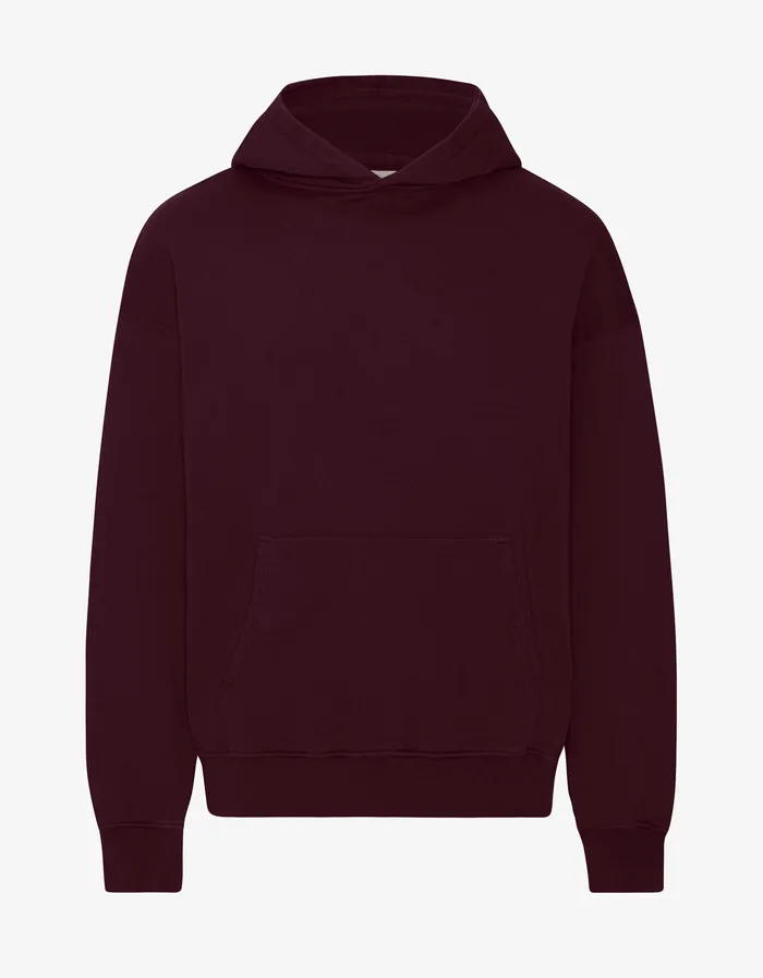 Colorfulstandard Hoodies Women Organic Oversized Hood 8211 Oxblood Red